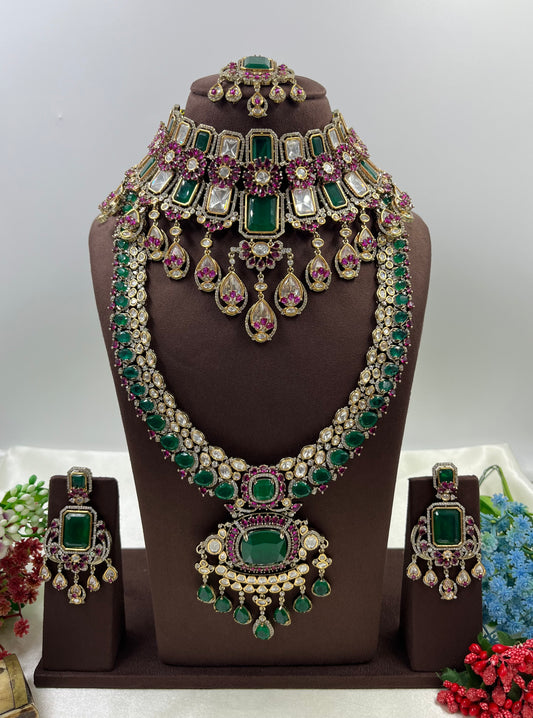 Tanu Victorian Moissanite Premium Combo Set