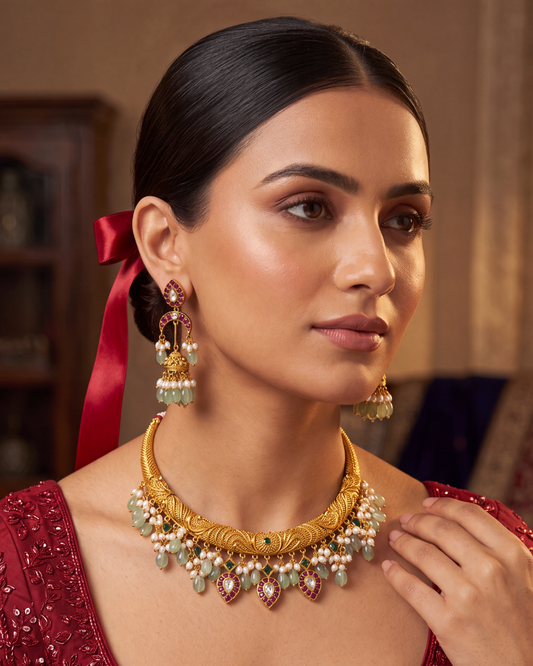 Prapti Traditional Hasli Necklace