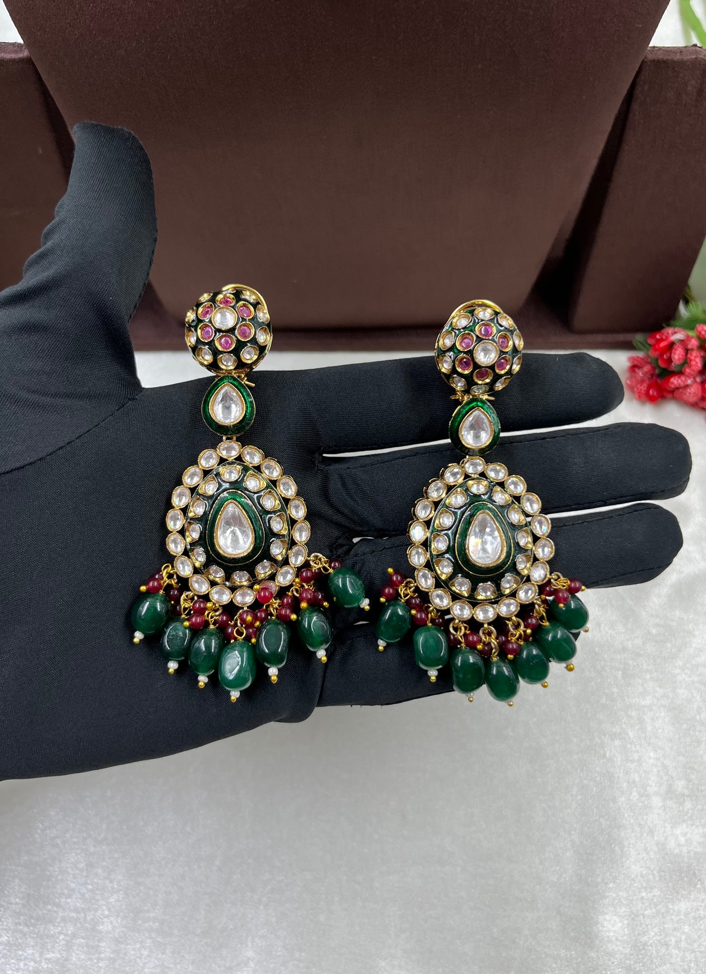 Bani Polki Kundan Choker Necklace Set