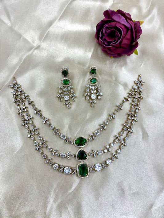Victorian Triple Layer Necklace Set