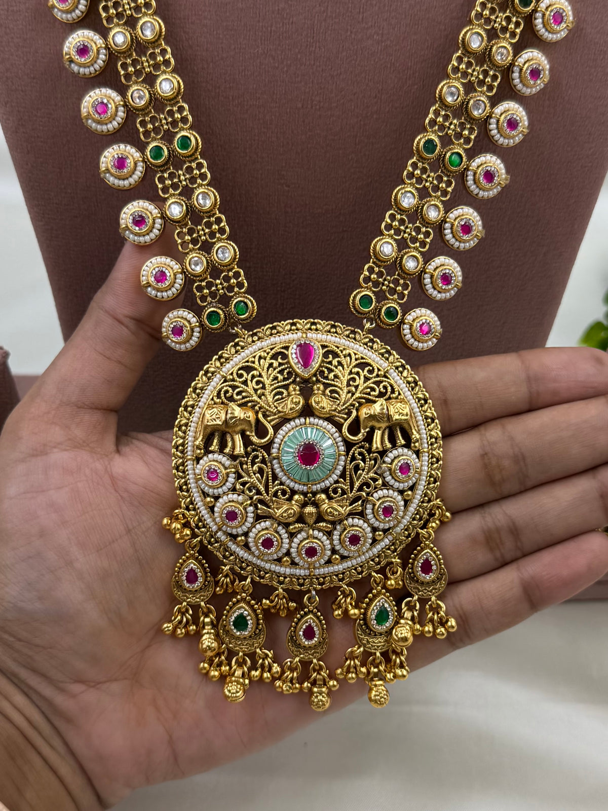 Pranali Heritage Chorski Combo Necklace Set