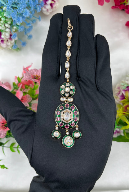 Mandira Moissanite Mang Tika