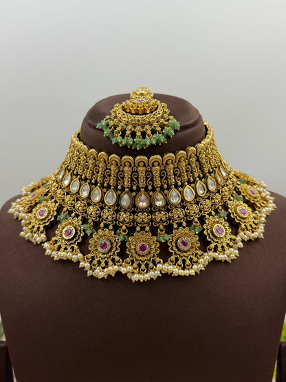 Kalpita Heritage Chorski Choker Necklace Set