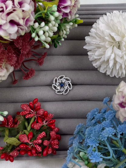 Evelyn American Diamond Ring (Adjustable)