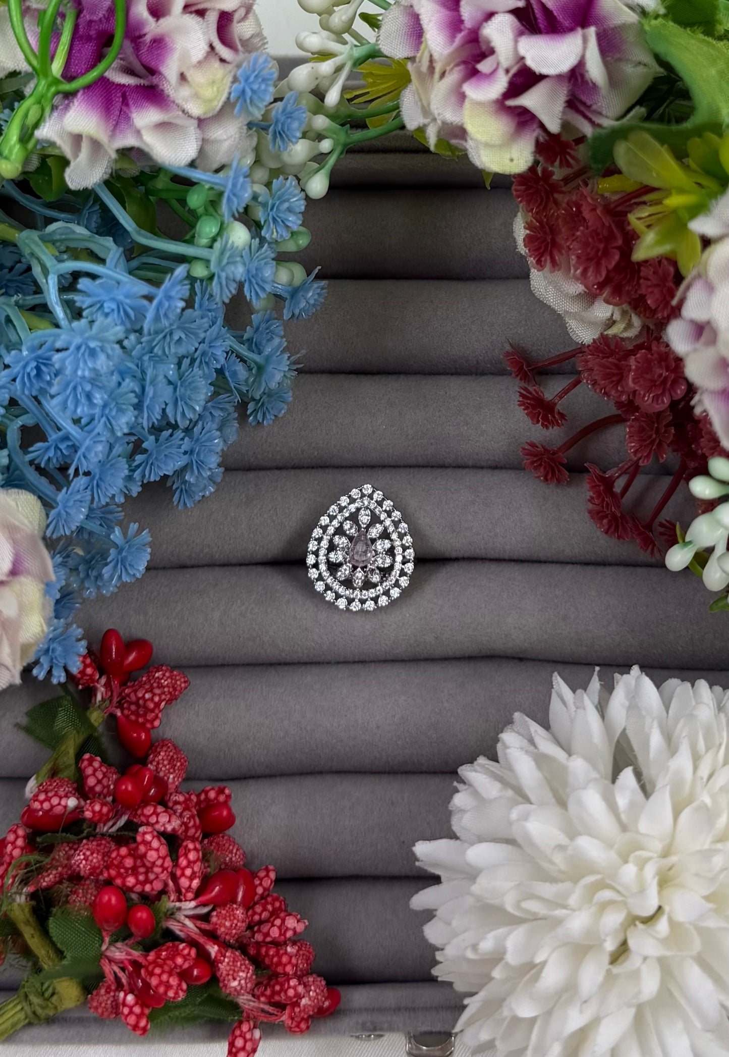 Alyvia American Diamond Ring (Adjustable)