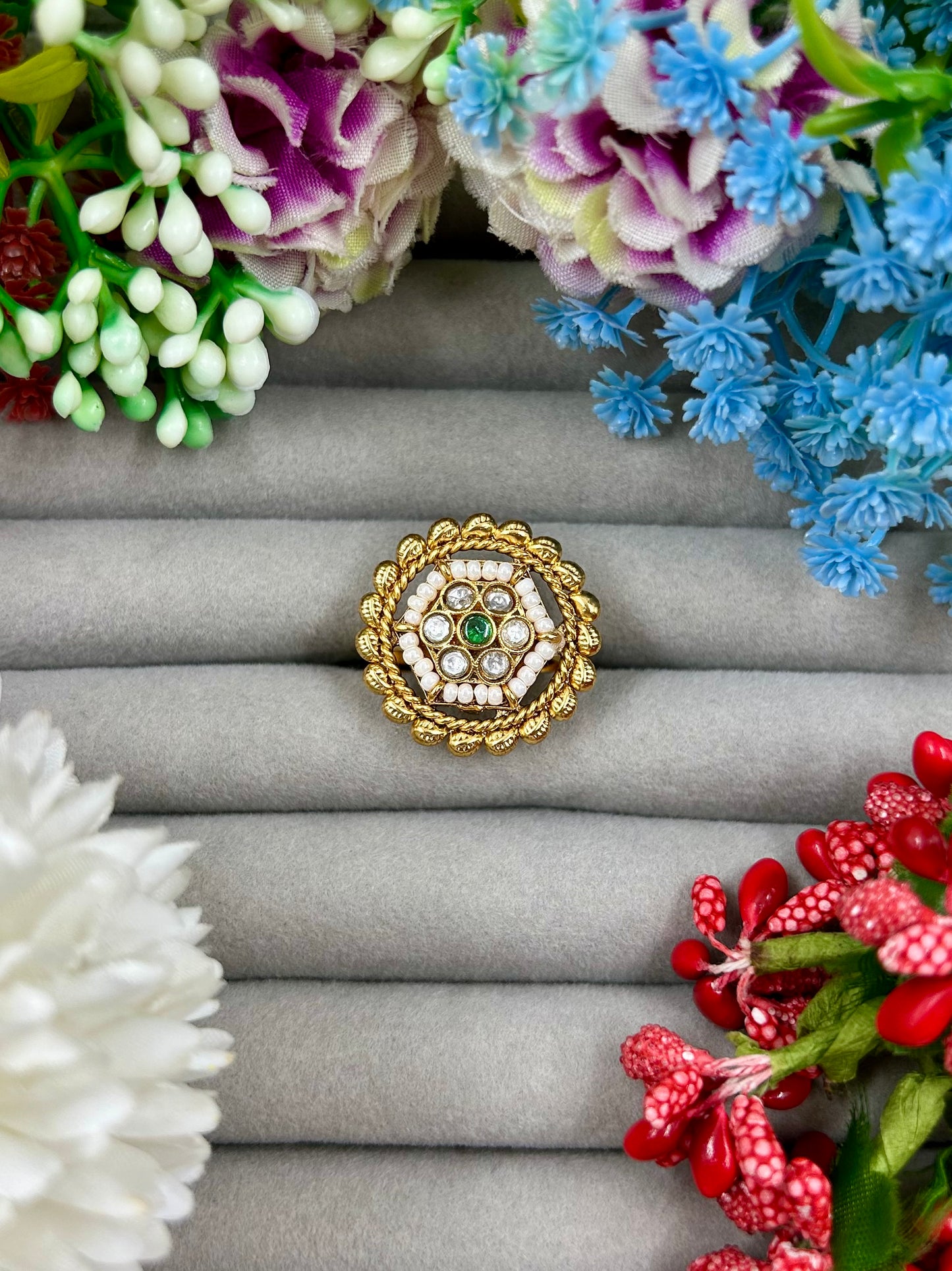 Sarikha Heritage Finger Ring (Adjustable)