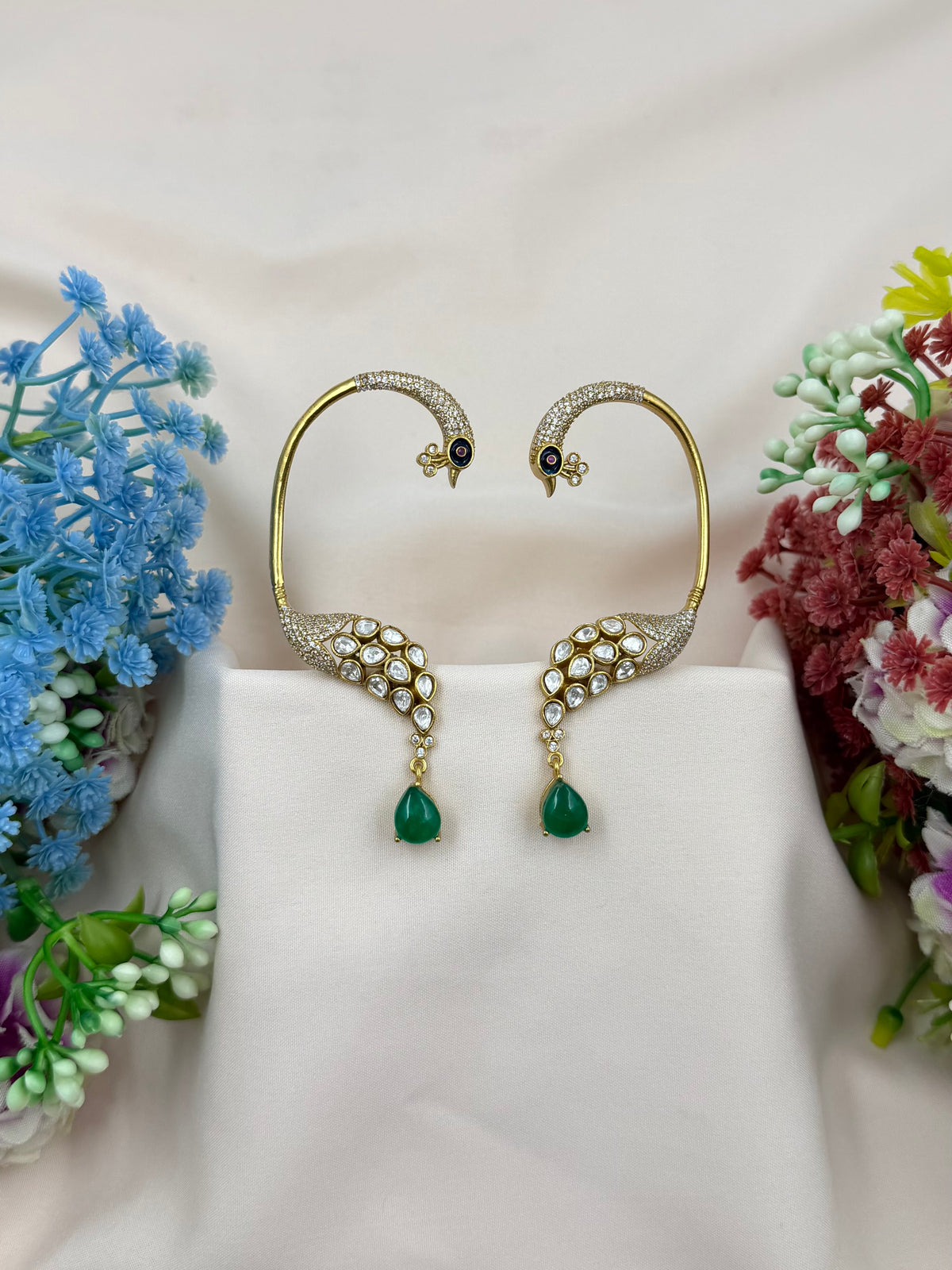 Vinita Peacock Chorski Earcuff