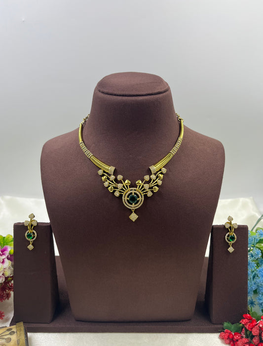 Arpita Traditional Victorian Hasli Necklace