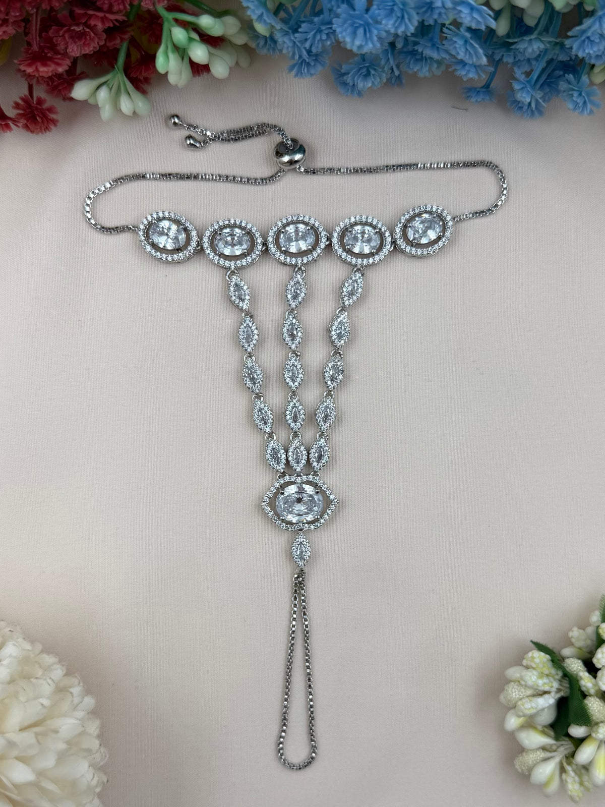 Fiza American Diamond Hath Panja (One Pis)