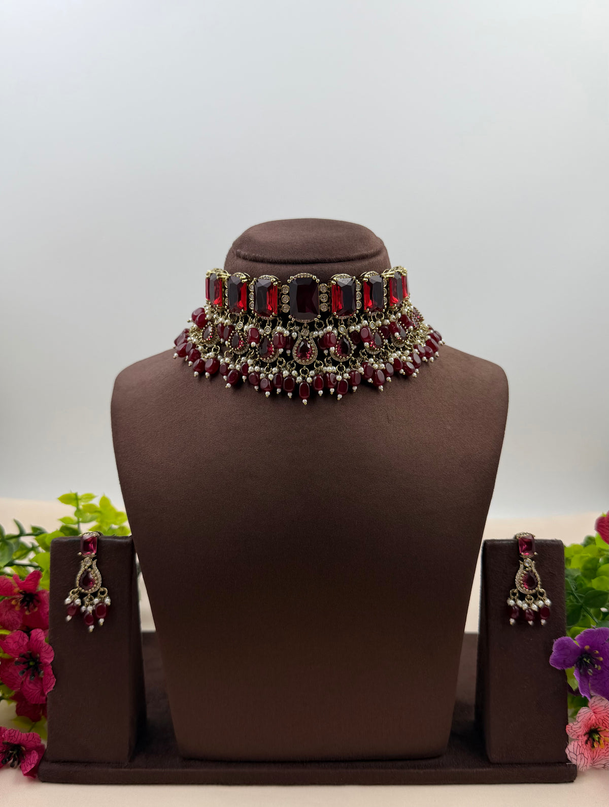 Rashi Victorian Choker Necklace Set