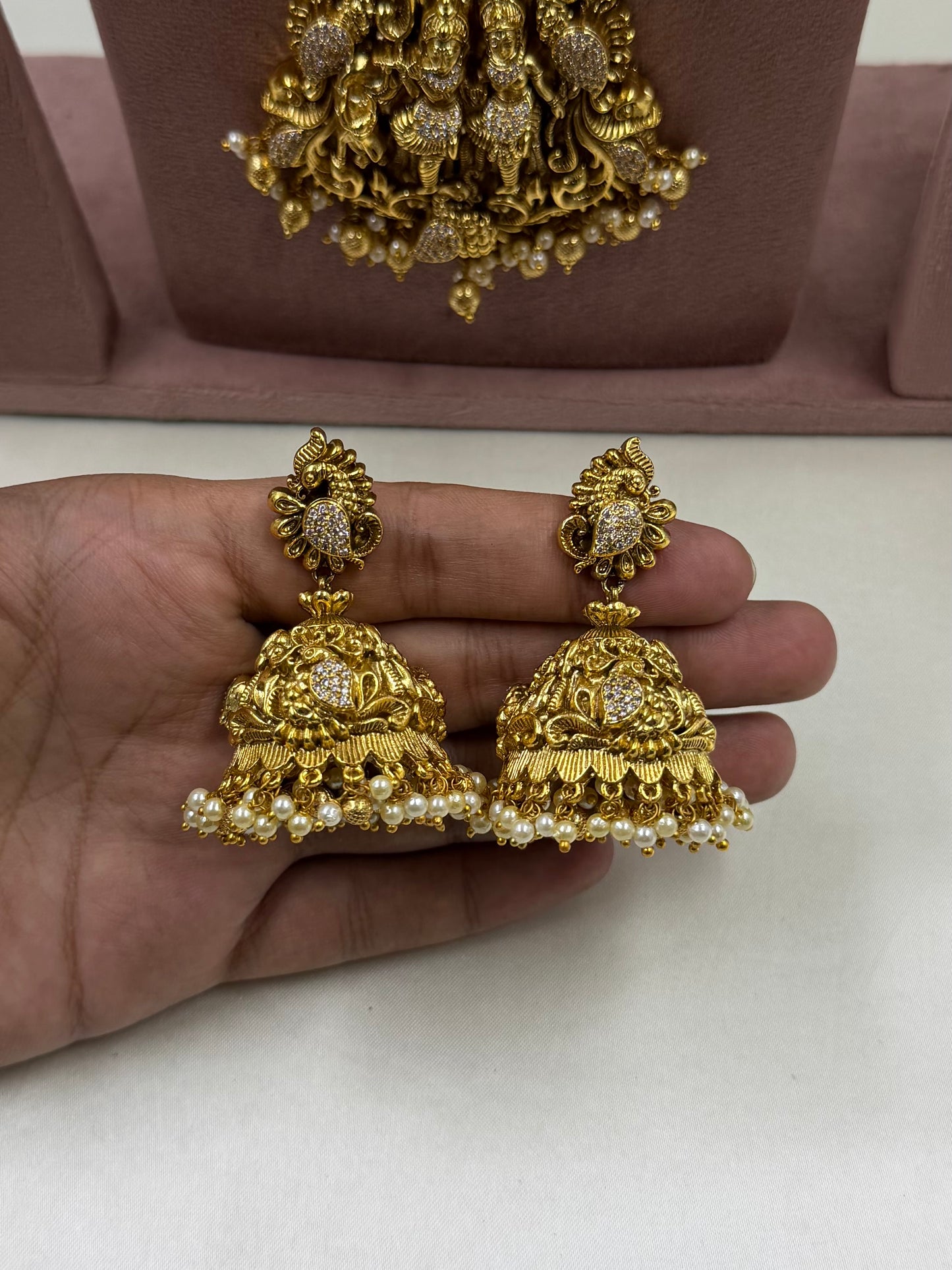 Radha Krishna Long Necklace Set