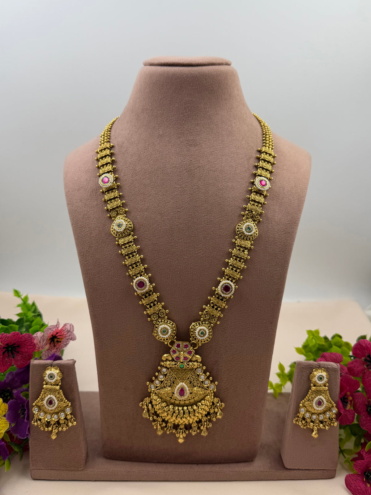 Aditi Chorski Heritage Long Necklace Set