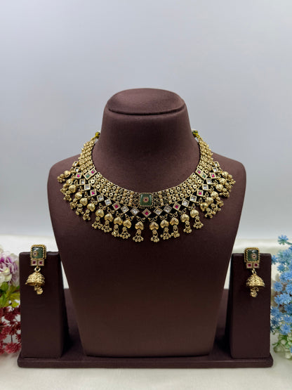 Sarika Premium Chorski Necklace Set