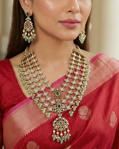 Diya Premium Victorian Long Necklace