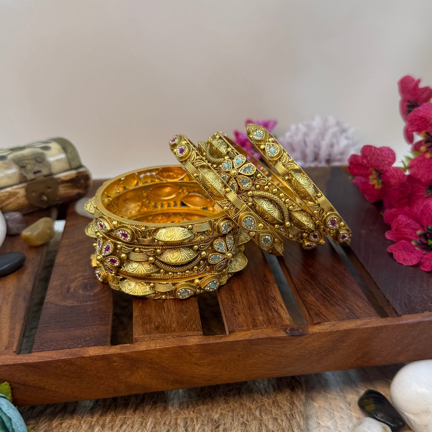 Isha Chorski Bangles (6 Pc)