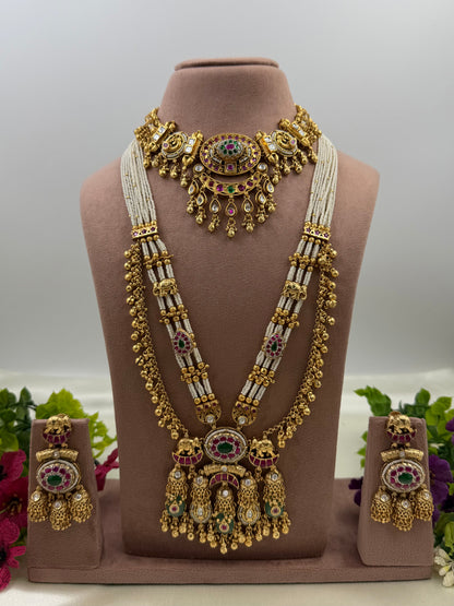 Medha Heritage Chorski Combo Necklace Set