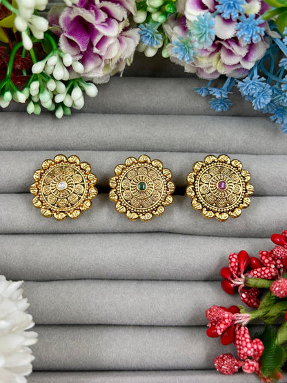 Ritu Heritage Finger Ring (Adjustable)