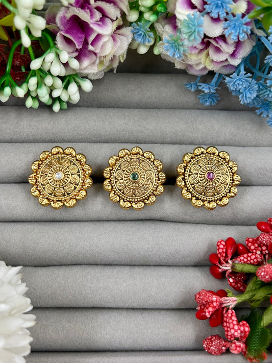 Ritu Heritage Finger Ring (Adjustable)