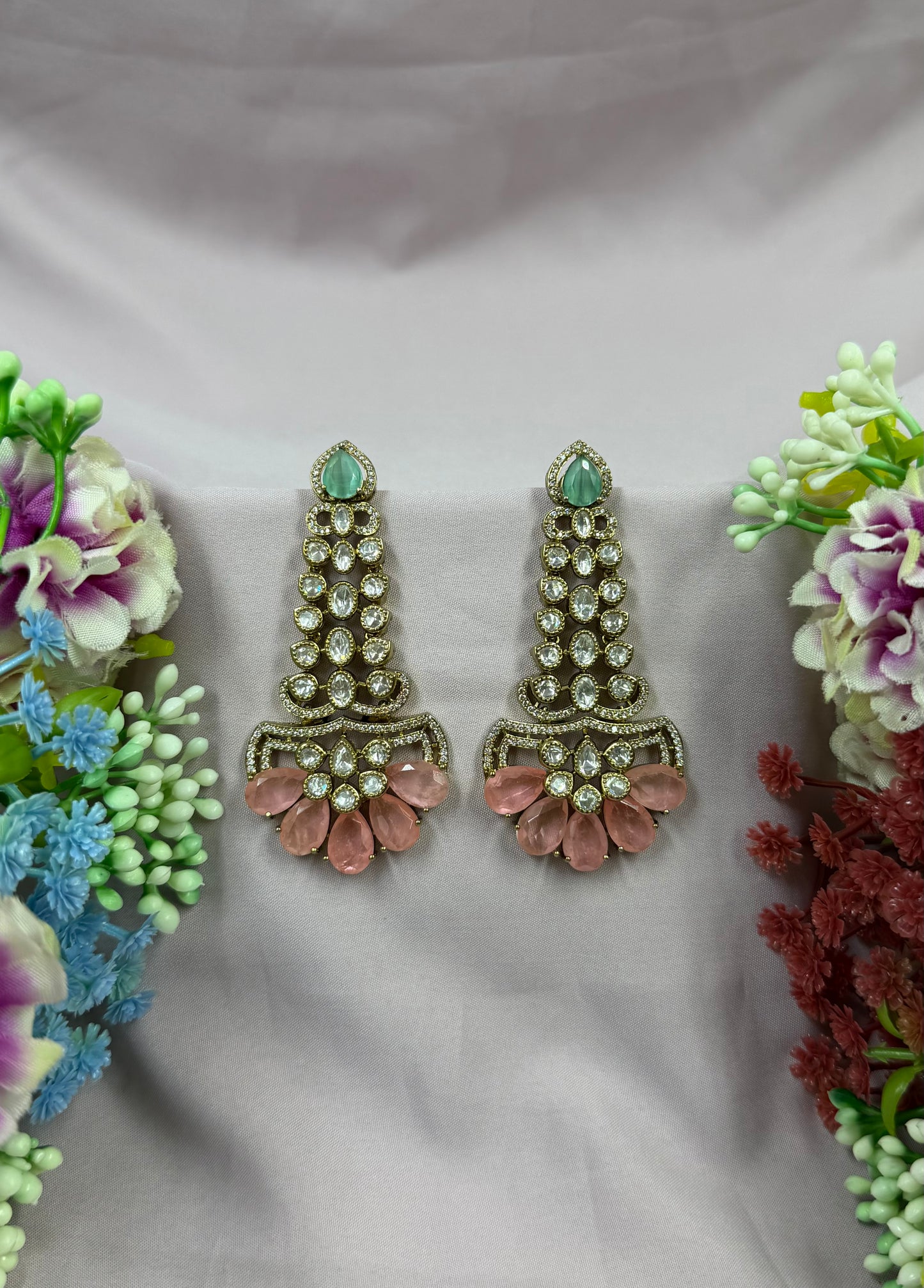 Maria Victorian Moissanite Earring