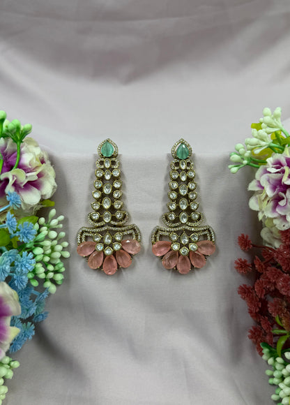 Maria Victorian Moissanite Earring