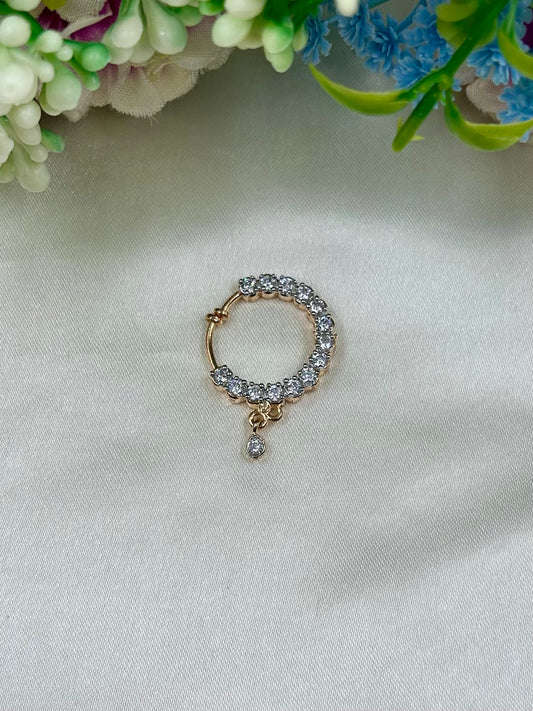 Vidya Moissanite Nose Ring