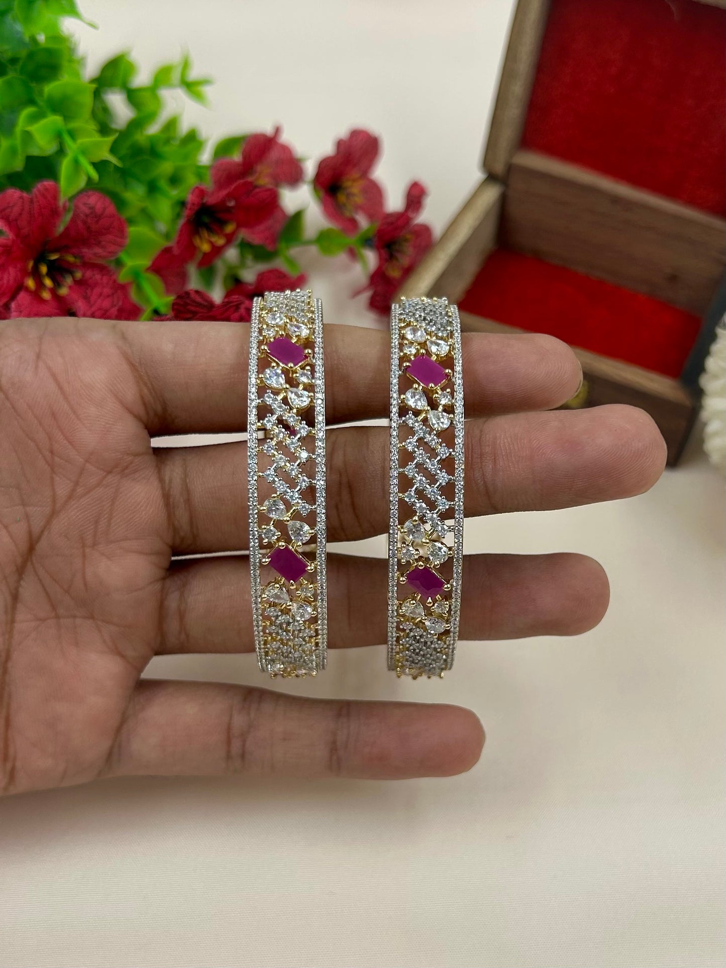 Komal American Diamond Bangles