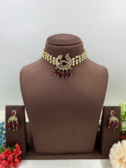 PearlAura Premium Victorian Choker