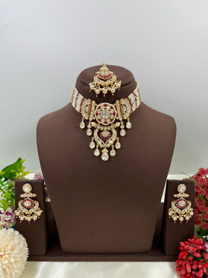 Ishani Premium Moissanite Choker