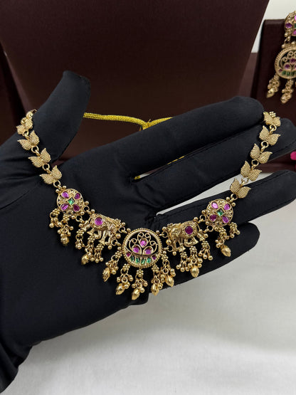 Shivani Heritage Delicate Necklace Set