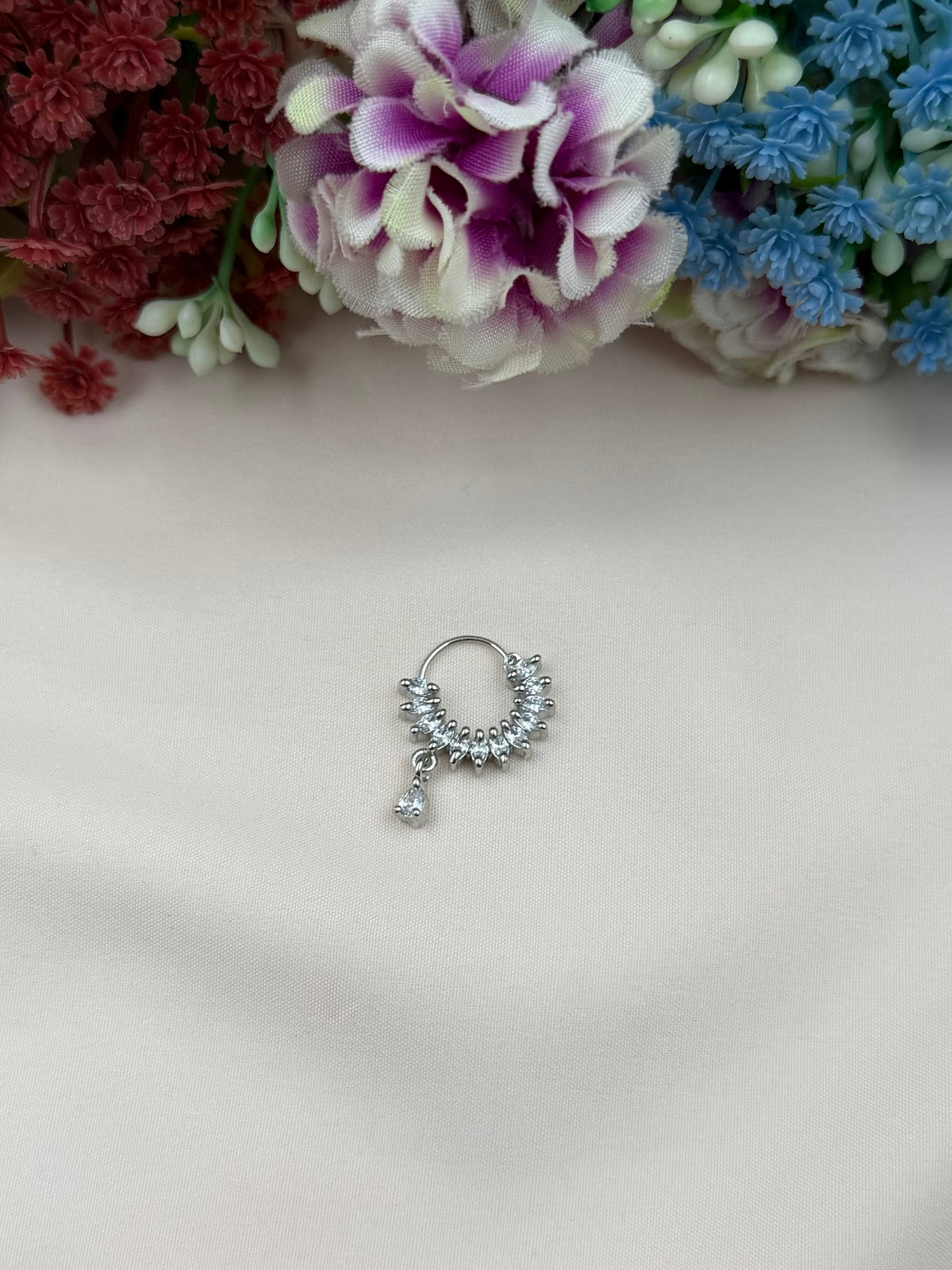 Nidhi American Diamond Nose Ring