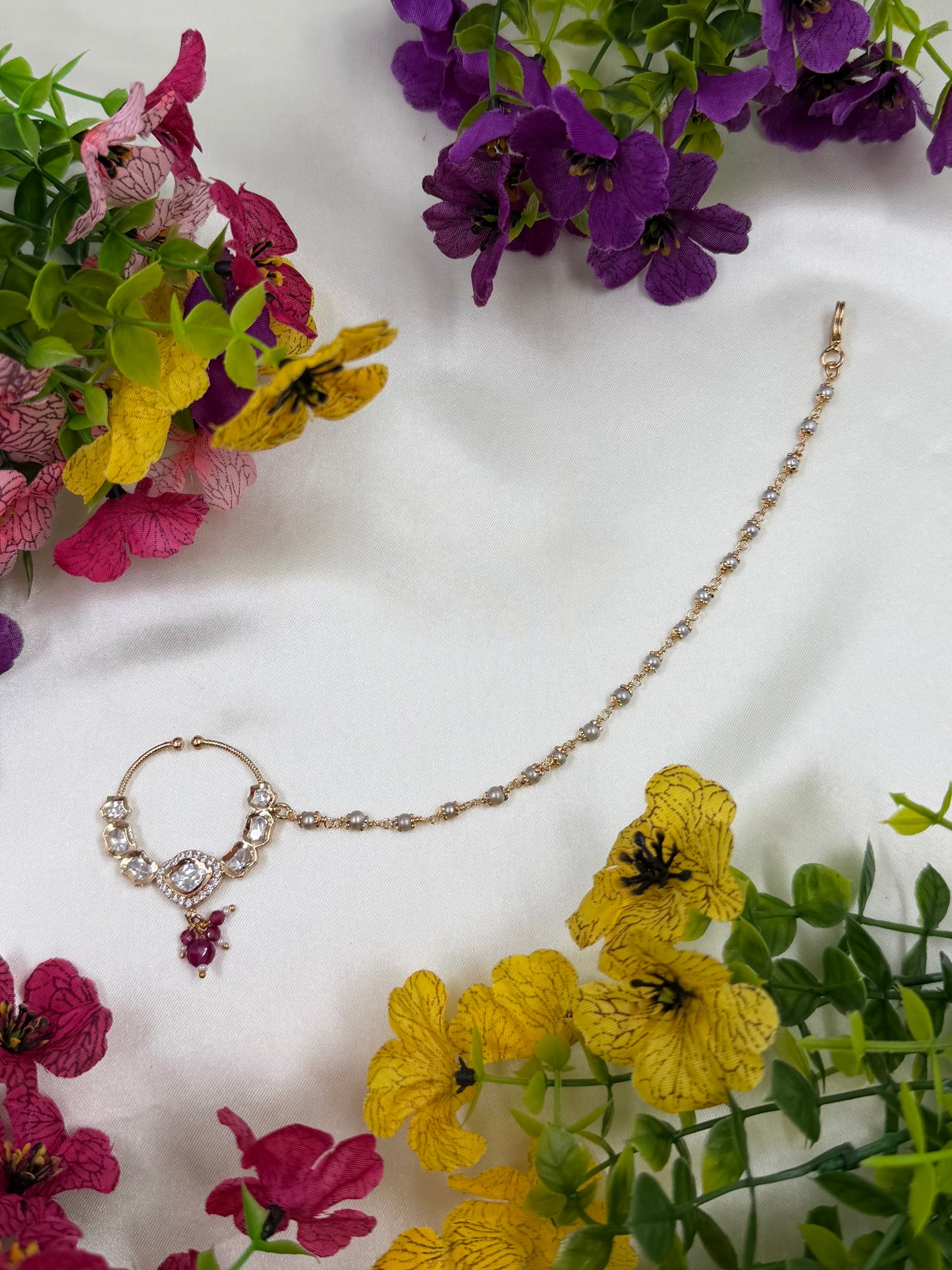 Vidhi Moissanite Nose Ring