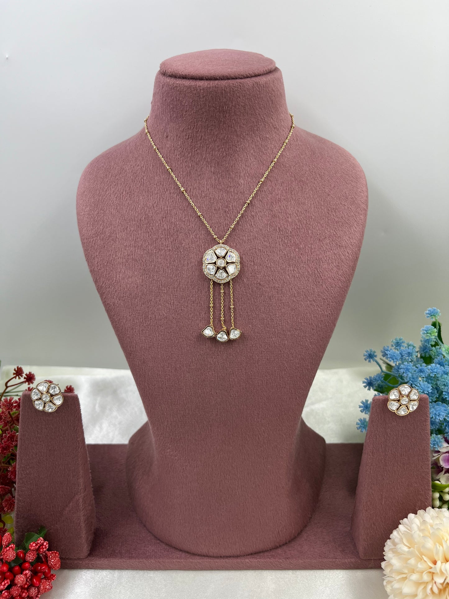 Vilina Moissanite Chain Pendant