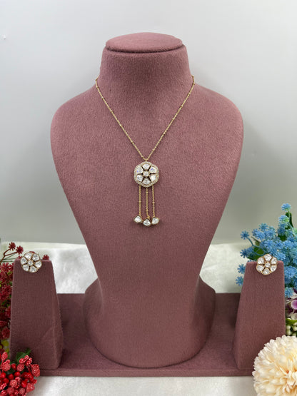 Vilina Moissanite Chain Pendant