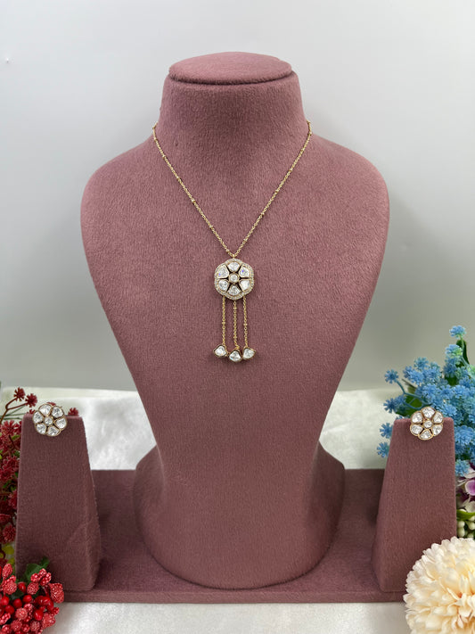 Vilina Moissanite Chain Pendant