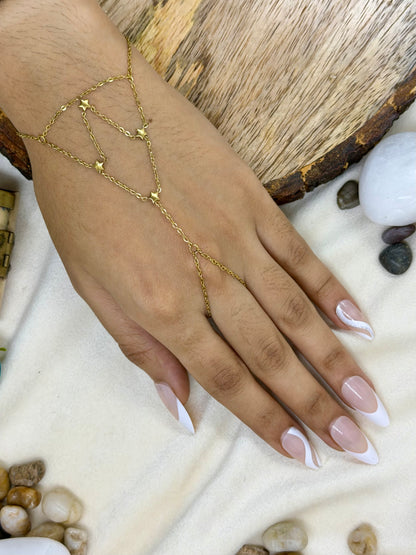 Galaxy Glow Anti-Tarnish Stainless Steel Hand Chain (One Pis)