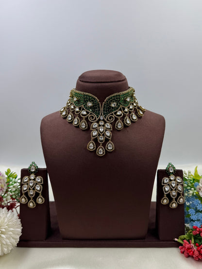 Aanya Victorian Choker Necklace Set