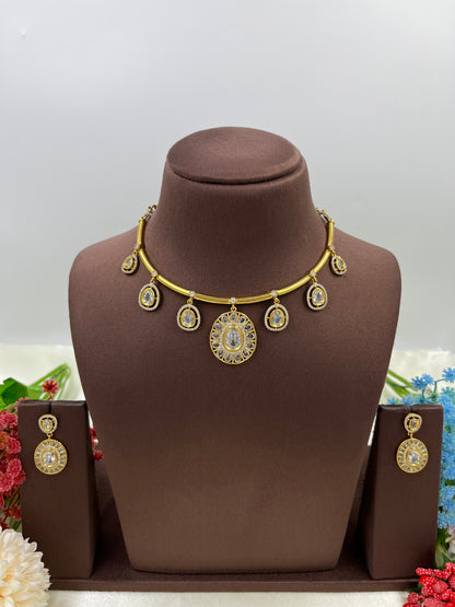 Ornate Victorian Ad Necklace