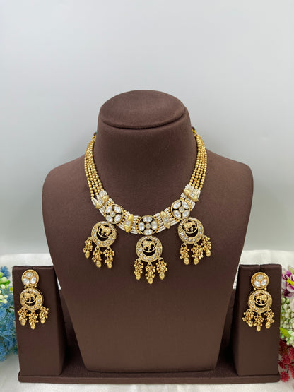 Sanvi  Heritage Premium Moti Necklace