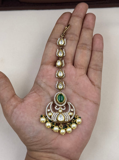 Sujata Victorian Moissanite Choker Necklace Set