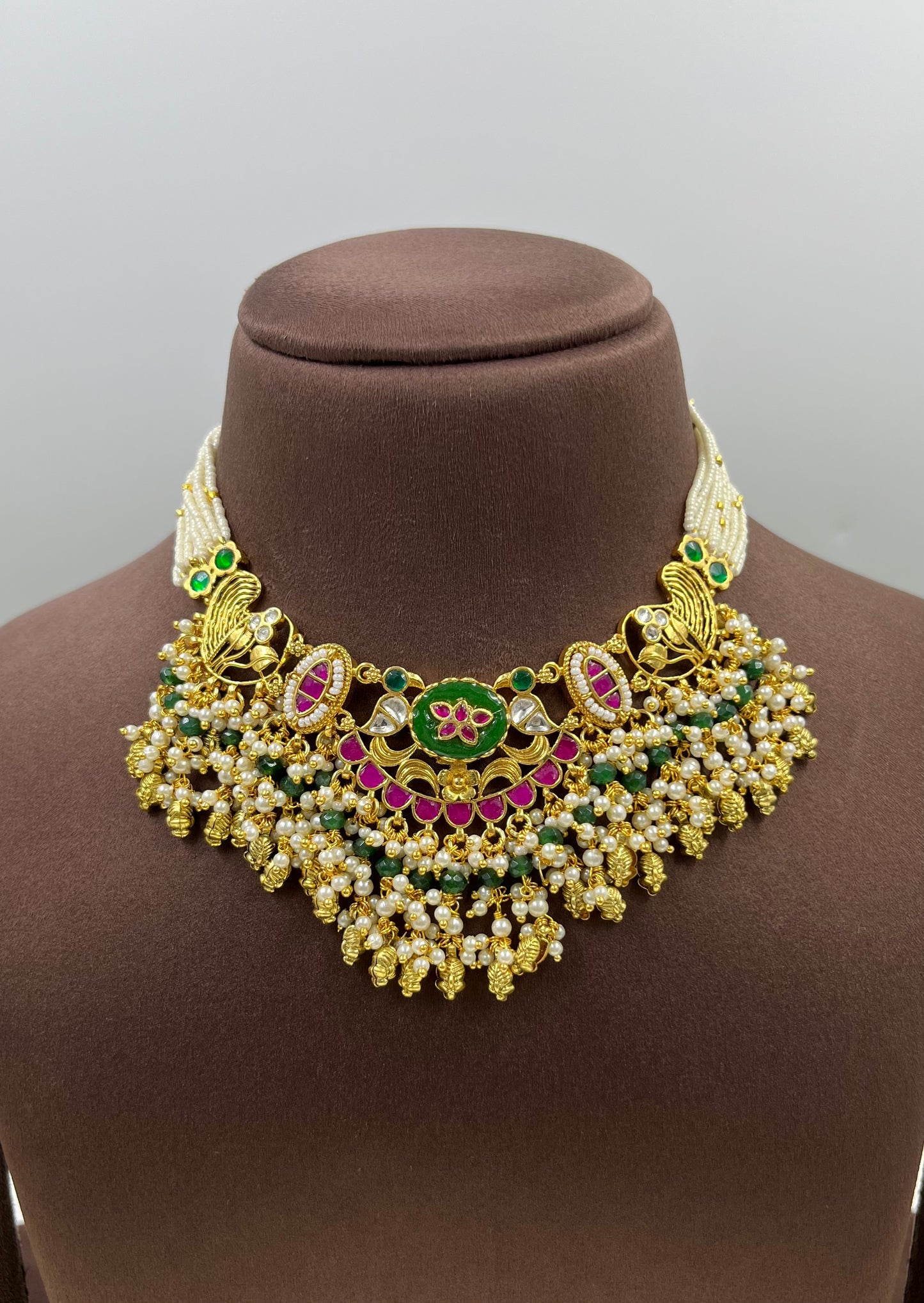 Prachi Pachi Kundan Necklace