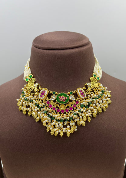 Prachi Pachi Kundan Necklace