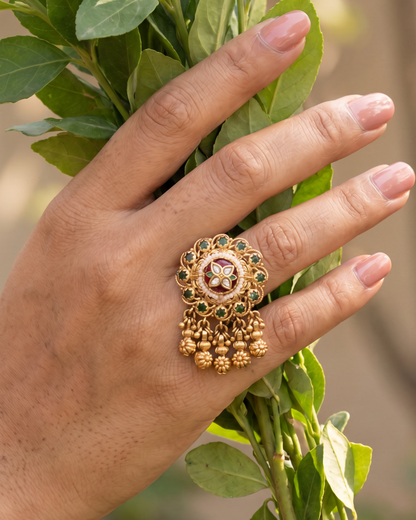 Madhumati Heritage Ring (Adjustable)