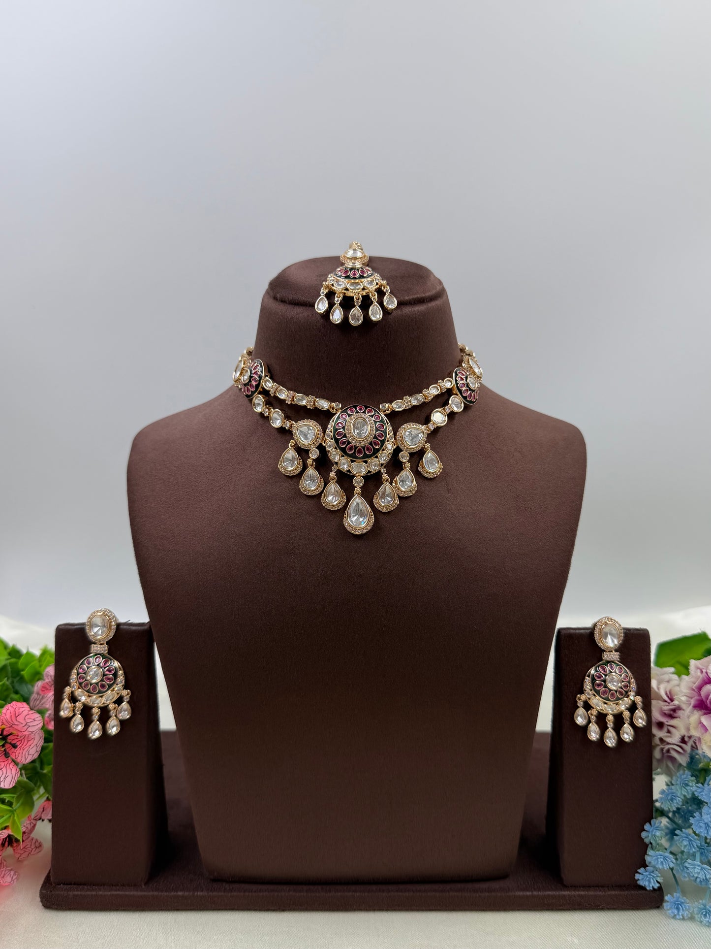 Sayli Moissanite Necklace Set