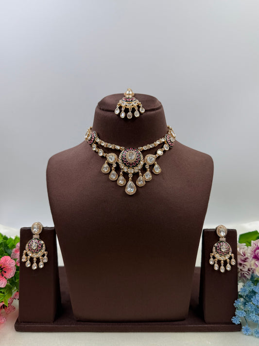 Sayli Moissanite Necklace Set