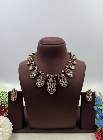 Anisha Jaipuri Kundan Necklace