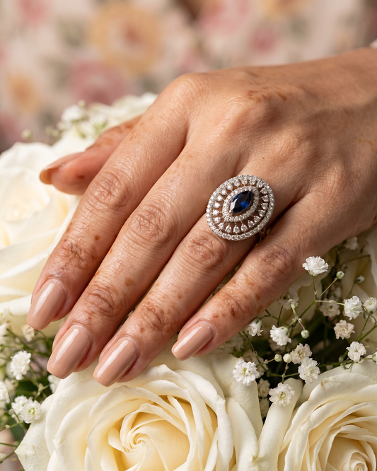Yajna Victorian American Diamond Ring (Adjustable)