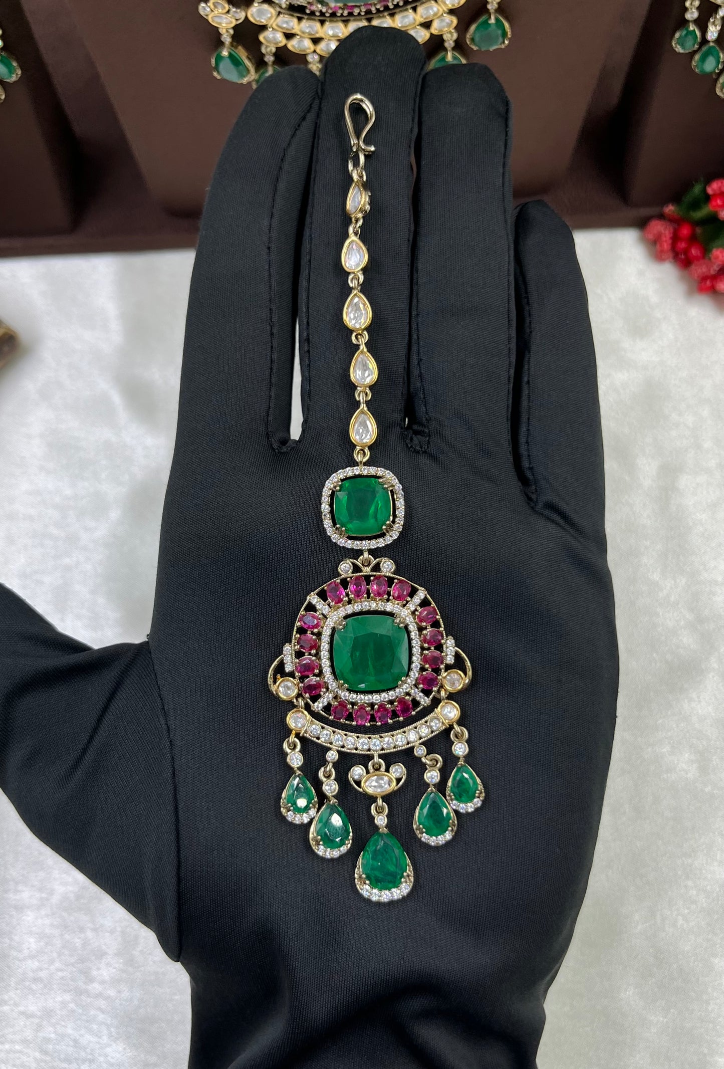 Tanu Victorian Moissanite Premium Combo Set