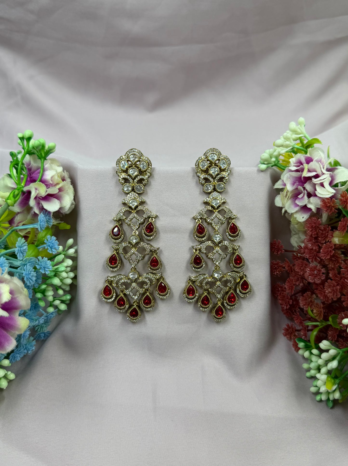 Sophia Victorian Moissanite Earring