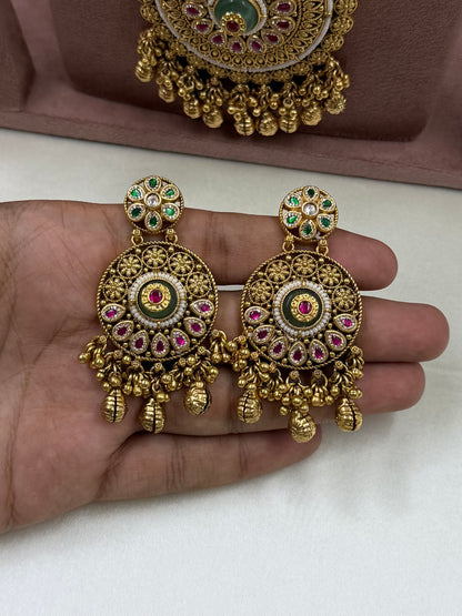 Gunika Premium Traditional Long Necklace Set