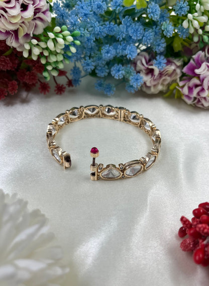 Mayra Premium Moissanite Bangles [Openable]